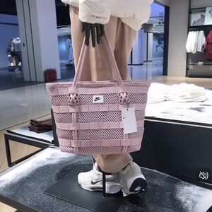 Nike AF1 Women's Pink Mesh Tote Bag